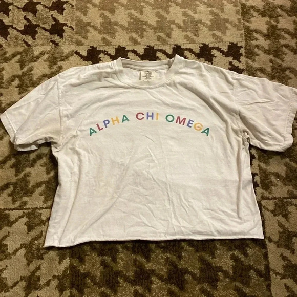 AXO Alpha Chi Omega Crop Top - Picture 1 of 2